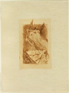 Frontispiz zu Les baisers morts von Félicien Rops