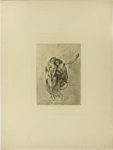 Versuchung oder der Apfel von Félicien Rops
