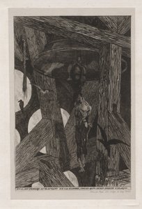 Die Legende und Abenteuer von Ulenspiefel und Lamme Goedzak: Der Gehängte..., 1867 von Félicien Rops