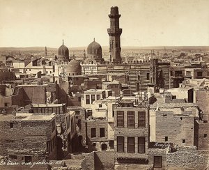 Panoramablick auf Kairo, Ägypten von Félix Bonfils