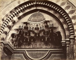 Relief einer Nische, Ägypten von Félix Bonfils