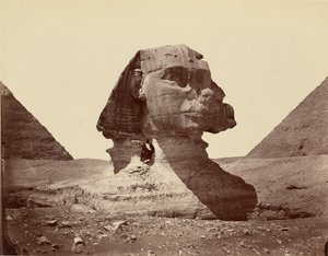 Sphinx und Pyramiden von Félix Bonfils