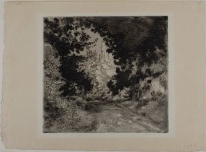 Der Weg von Coutures, in Sèvres von Félix Henri Bracquemond