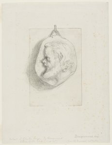 Profilporträt von Charles Meryon von Félix Henri Bracquemond