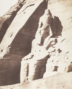 Abou Sembil, Großer Späos - Kolossale Statuen, Dreiviertelansicht