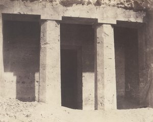 Béni-Haçan, Hypogäische Architektur - Grab von Amoneï, 1851-52, gedruckt 1853-54