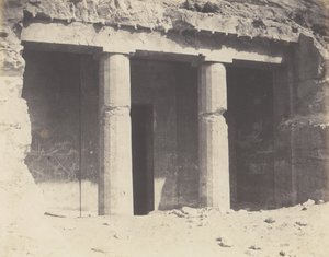 Béni-Haçan, Architektur Hypogäen - Grab von Névothph von Félix Teynard