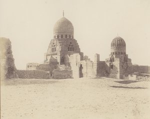 Le Kaire, Gräber der Mameluken-Sultane, 1851-52, gedruckt 1853-54 von Félix Teynard