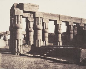 Louksor Theben, Spätere Konstruktion - Galerien - Parallel von Félix Teynard