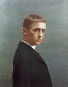 Selbstbildnis Félix Vallotton als Zwanzigjähriger von Félix Vallotton
