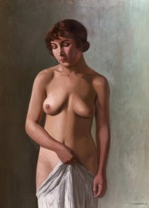 Stehendes junges Mädchen von Félix Vallotton