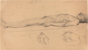 Die Leiche (Studie für den toten Christus)