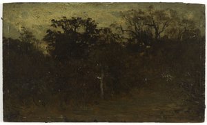 Waldecke, zwischen 1850 und 1860 von Félix Ziem