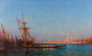 Blick auf Istanbul von Félix Ziem