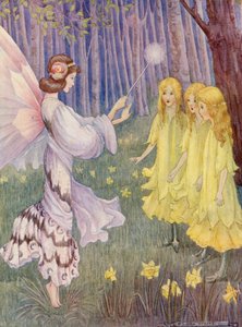 An den Stellen der Narzissen standen drei große hübsche Mädchen von Flora White