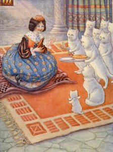 Die Katzen brachten der Prinzessin eine Mäusetorte von Flora White