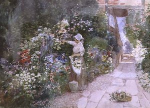 Blumen pflücken von Florence Agnes Mackay