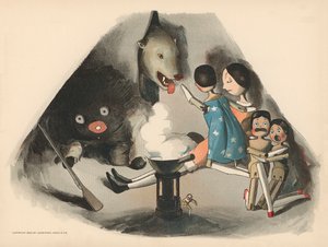 Illustration für Die Golliwoggs Polarabenteuer