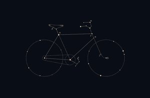 Fahrradkonstellation von Florent Bodart