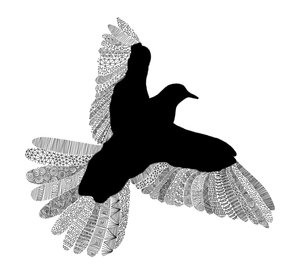Vogel-Linienkunst
