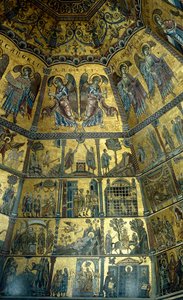 Mosaik an der Kuppeldecke des Baptisteriums von St. Johannes, Florenz von Florentine School