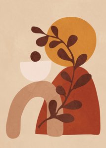 Boho-Wüstenpflanzenformen