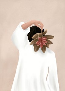 Sanfte Sukkulentenblüte