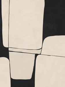 Sanfte Organische Formen von Flow Line