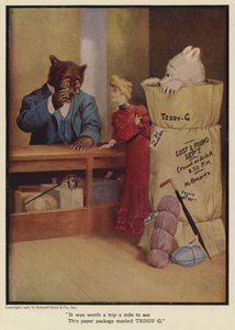Es war eine Reise von einer Meile wert, dieses Papierpaket mit der Aufschrift TEDDY - G zu sehen von Floyd V. Campbell