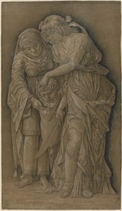 Judith mit dem Kopf des Holofernes von Follower of Andrea Mantegna