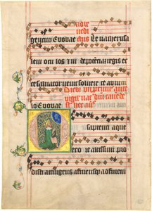 David im Gebet von Follower of Master of the Golden Bull