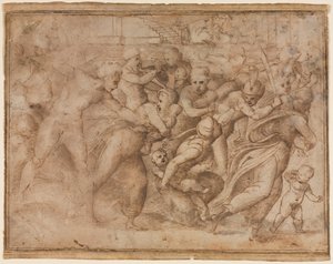 Kopie von Raphaels Massaker der Unschuldigen von Follower of Raphael