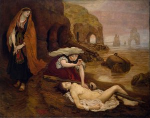 Das Auffinden von Don Juan durch Haidee, ca. 1870 von Ford Madox Brown