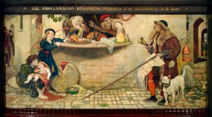 Die Verkündung über Maße und Gewichte, 1556