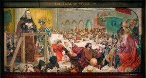 Der Prozess von Wyclif von Ford Madox Brown