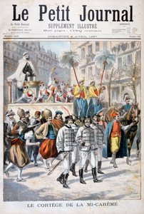 Die Prozession des Mittfastenfestes, 1897 von Fortuné Méaulle