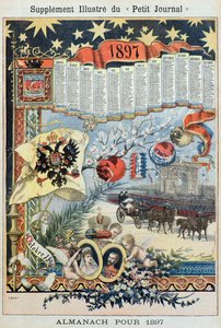 Almanach für das Jahr 1897 (Gravur) von Fortune Louis Meaulle