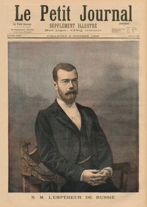 Seine Majestät Kaiser Nikolaus II. von Russland, Titelbildillustration von 