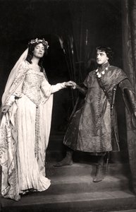 Dorothea Baird 1875-1933 und Harcourt Williams 1880-1957 in Paola und Francesca, 1907