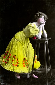 Gabrielle Ray 1883-1973, englische Schauspielerin, frühes 20. Jahrhundert