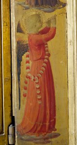 Engel, der eine Trompete spielt (Detail)