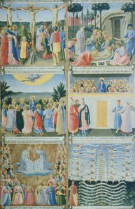 Armadio degli Argenti (Silbertruhe) mit dem Leben Jesu von Fra (c.1387 1455) Angelico