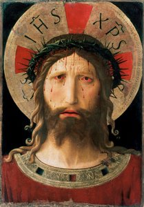 Kopf Christi mit Dornenkrone von Fra  Angelico