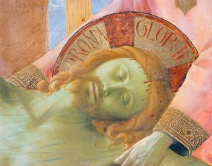 Die Kreuzabnahme oder der Altar der Heiligen Dreifaltigkeit, ca. 1432, von Giovanni da Fiesole, bekannt als Fra Angelico (1400-ca. 1455), Tempera auf Holz