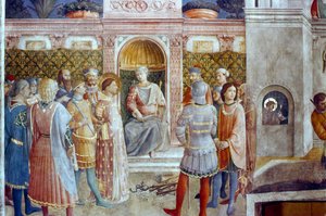 Das Urteil des Heiligen Laurentius, Mitte des 15. Jahrhunderts