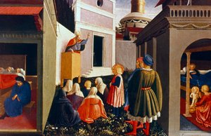Die Berufung des Heiligen Nikolaus, 1437 von Fra Angelico