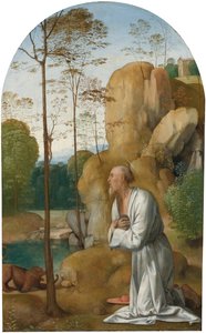 Heiliger Hieronymus in der Wüste