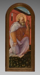 Tafel aus einem Triptychon: St. Antonius Abt von Fra Filippo Lippi