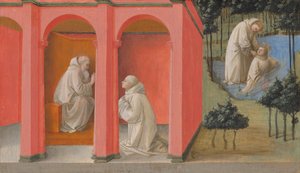 Der heilige Benedikt befiehlt dem heiligen Maurus, den heiligen Placidus zu retten