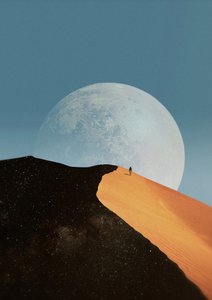 Wüstenmondwanderer von Fran Rodríguez